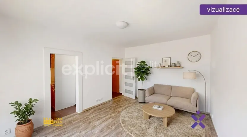 Prodej bytu 2+1, Otrokovice, Smetanova, 49 m2