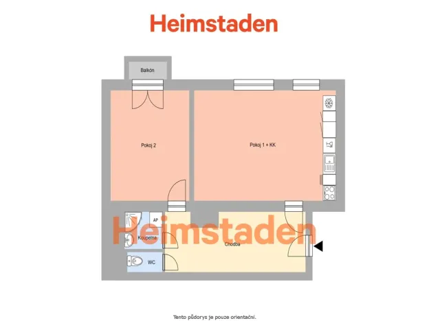 Pronájem bytu 2+kk, Havířov - Město, Jana Wericha, 57 m2