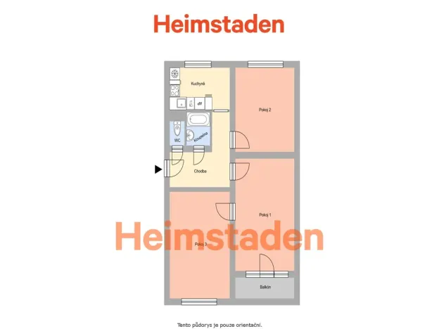 Pronájem bytu 3+1, Havířov - Město, Resslova, 68 m2