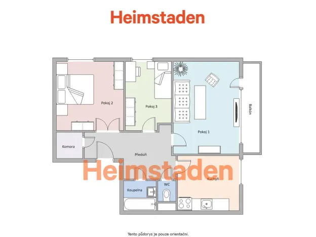 Pronájem bytu 3+1, Havířov - Šumbark, V. K. Klicpery, 70 m2