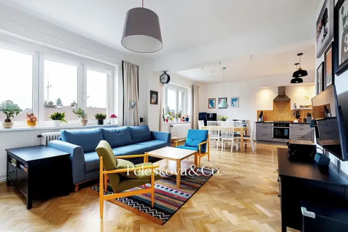 Prodej bytu 4+kk, Praha - Žižkov, Viklefova, 100 m2