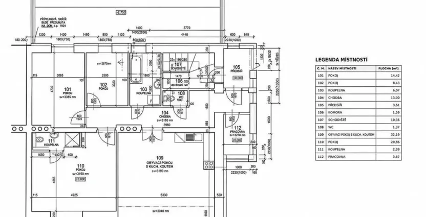 Pronájem bytu 4+kk, Praha - Motol, Plzeňská, 104 m2