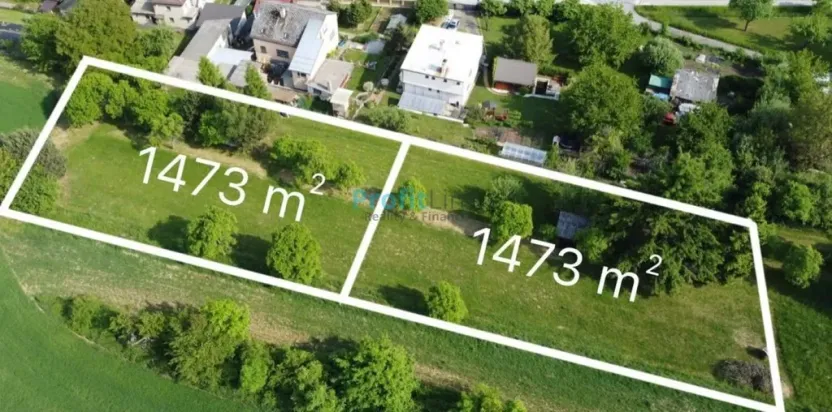 Prodej zahrady, Bludov, Lázeňská, 1473 m2