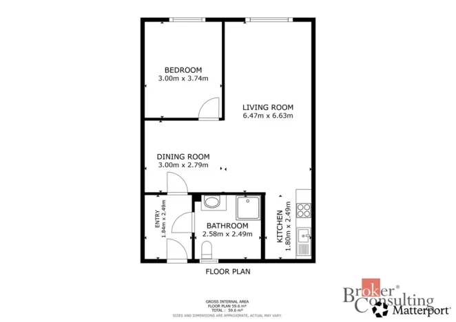Pronájem bytu 2+kk, Vochov, 59 m2