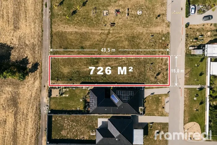 Prodej pozemku pro bydlení, Cvrčovice, 726 m2