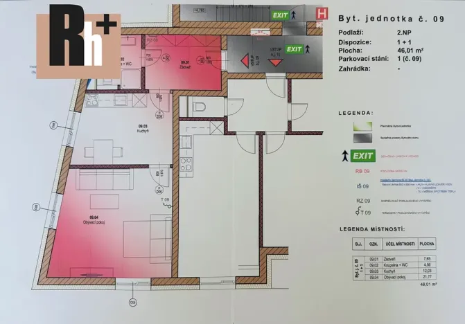 Prodej bytu 1+1, Ostrava, Opavská, 46 m2