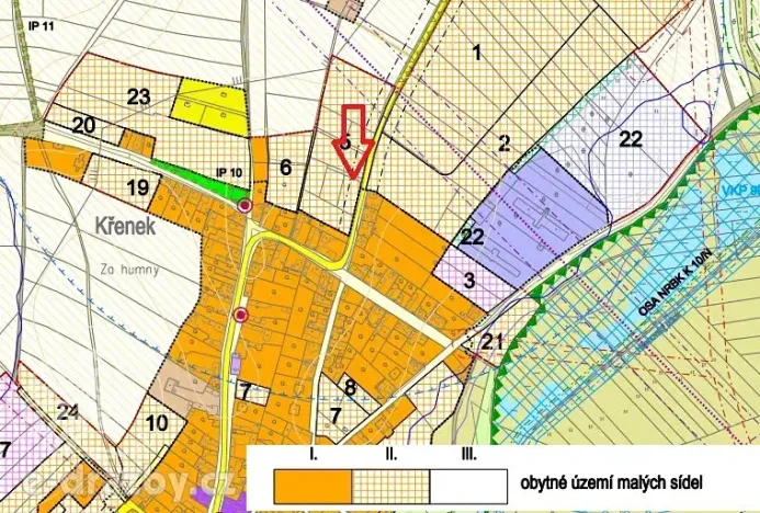 Prodej pozemku pro bydlení, Křenek, 1089 m2