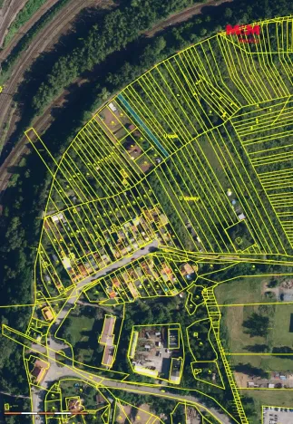 Prodej zahrady, Brno - Maloměřice, 821 m2
