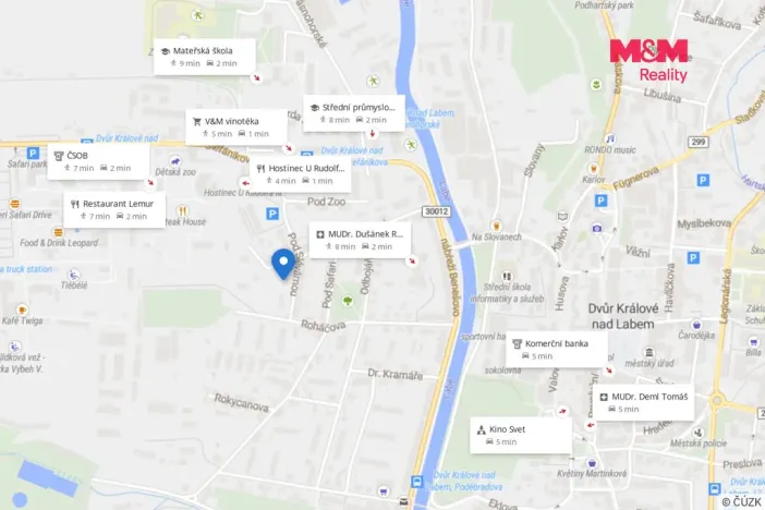 Prodej bytu 3+1, Dvůr Králové nad Labem, Pod Slévárnou, 73 m2