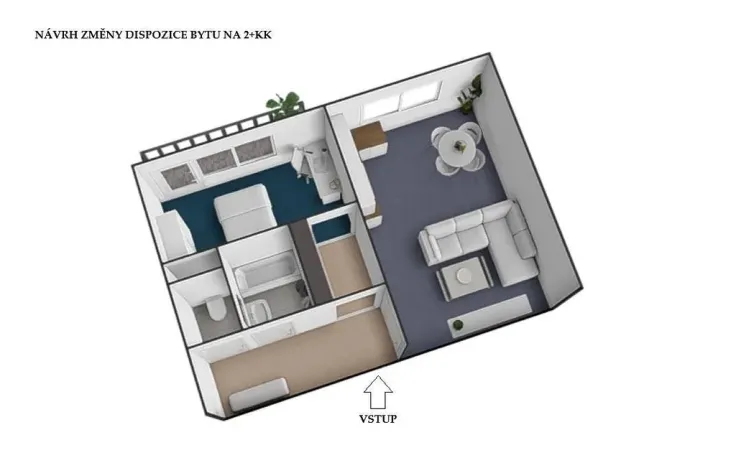 Prodej bytu 1+1, Brno - Lesná, Nejedlého, 38 m2