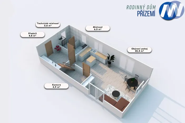 Prodej rodinného domu, Žernovice - Dubovice, 107 m2