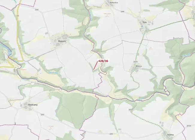 Dražba lesa, Břežany, 68 m2