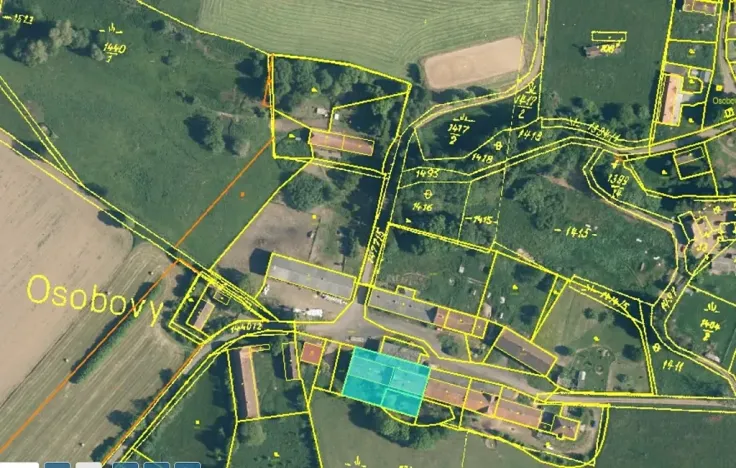 Dražba - jiné, Měčín, 1172 m2