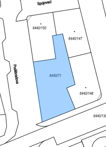 Prodej pozemku pro bydlení, Kladno, Poděbradova, 520 m2