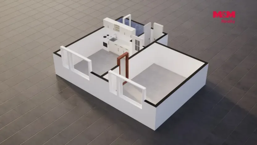 Prodej bytu 1+1, Ústí nad Labem - Severní Terasa, Švestková, 36 m2