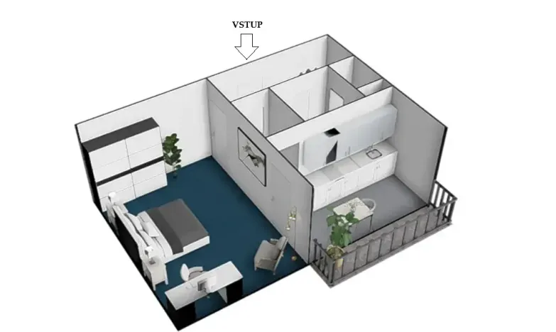 Prodej bytu 1+1, Brno, Nejedlého, 38 m2