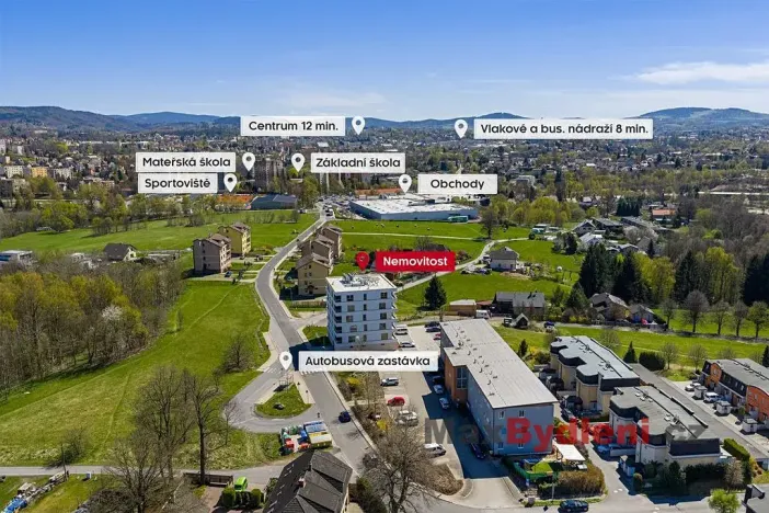 Prodej bytu 1+kk, Liberec, Polní, 33 m2