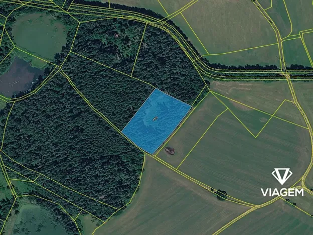 Prodej podílu lesa, Kardašova Řečice, 1725 m2