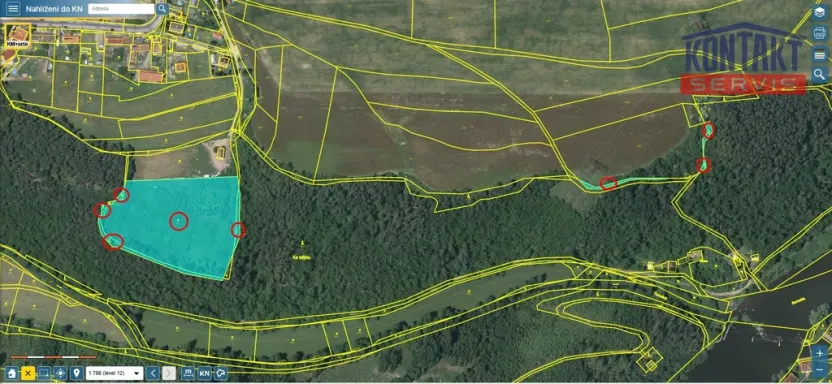 Prodej louky, Kaceřov, 15209 m2