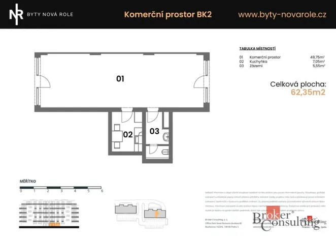 Prodej obchodního prostoru, Nová Role, Svobodova, 62 m2