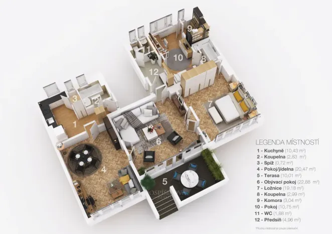 Prodej bytu 4+1, Praha - Smíchov, U Šalamounky, 100 m2
