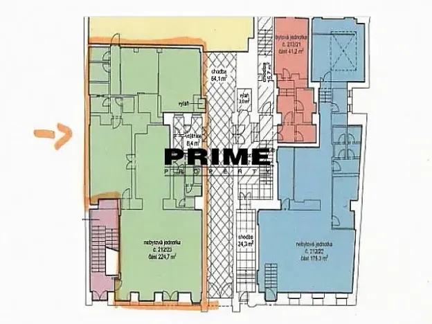 Pronájem obchodního prostoru, Praha - Vinohrady, Italská, 225 m2