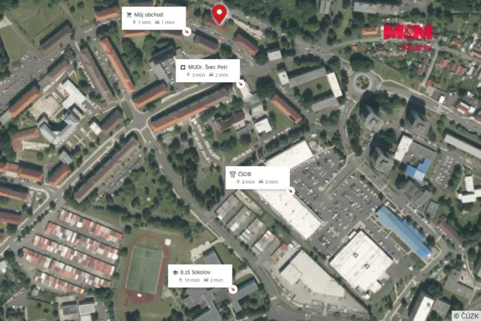 Prodej bytu 1+kk, Sokolov, Heyrovského, 19 m2