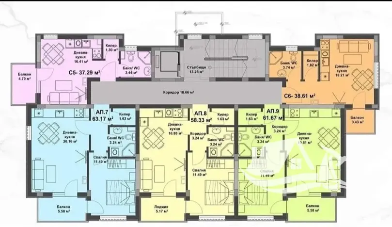 Prodej bytu 1+kk, Nesebar, Bulharsko, 32 m2