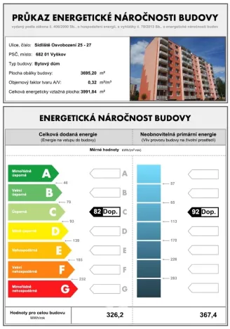 Prodej bytu 3+1, Vyškov - Dědice, Sídliště Osvobození, 79 m2