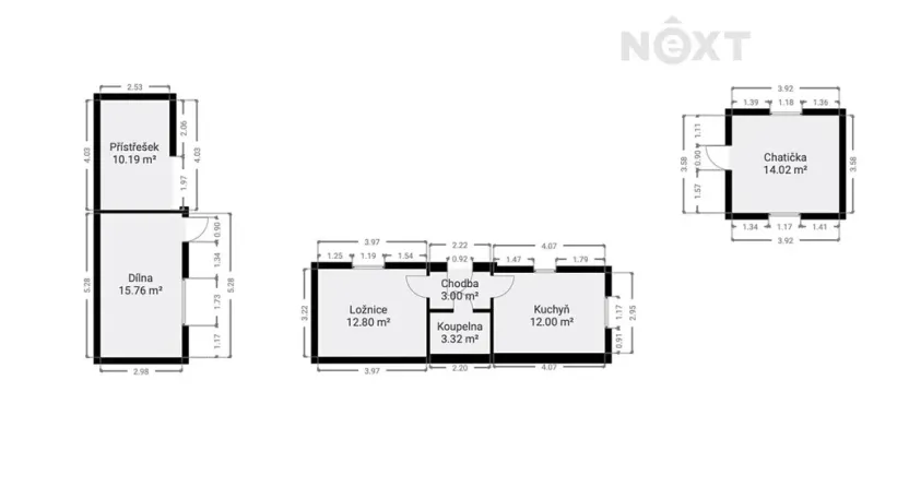 Prodej chaty, Sobětuchy, 45 m2