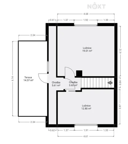 Prodej rodinného domu, Bítovany, 101 m2