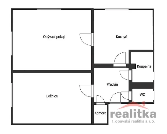 Pronájem bytu 2+1, Opava - Předměstí, Horovo náměstí, 67 m2