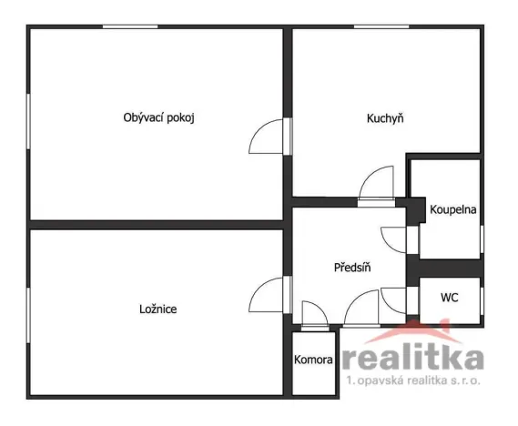 Pronájem bytu 2+1, Opava - Předměstí, Horovo náměstí, 64 m2