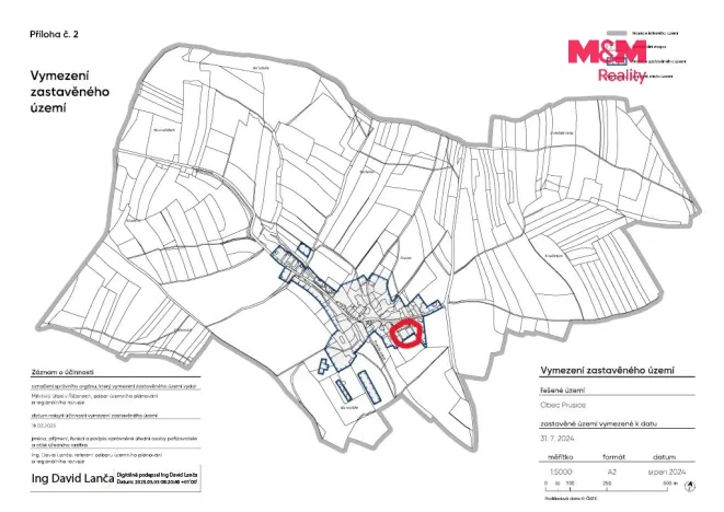 Prodej pozemku pro bydlení, Prusice, 721 m2