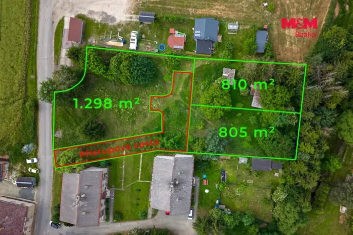 Prodej pozemku pro bydlení, Hrabišín, 3447 m2