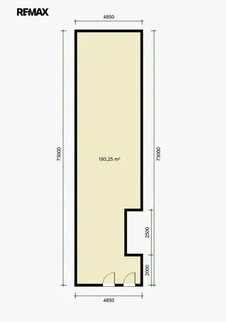 Pronájem skladu, Rokycany, Dukelská, 600 m2