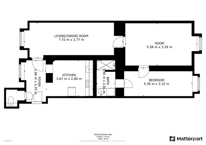 Pronájem bytu 3+1, Praha - Holešovice, Kamenická, 80 m2