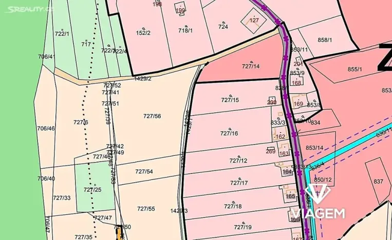 Prodej podílu pole, Semanín, 3381 m2