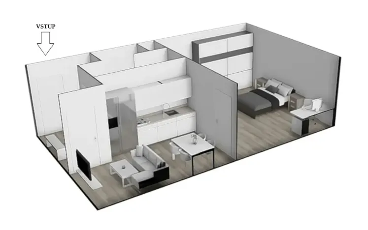 Prodej bytu 2+kk, Letovice, Komenského, 50 m2
