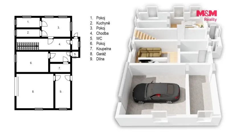 Prodej rodinného domu, Jestřebí, 150 m2