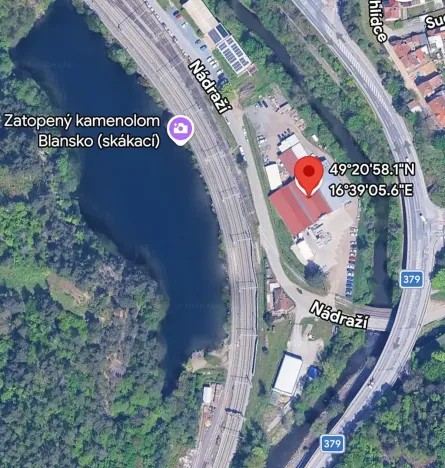 Pronájem výrobních prostor, Blansko, Nádraží, 1585 m2