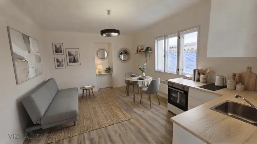 Pronájem bytu 1+kk, Praha - Nové Město, Žitná, 33 m2