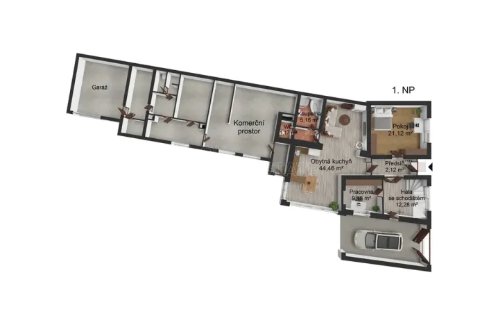 Prodej vícegeneračního domu, Ostopovice, U Kaple, 220 m2