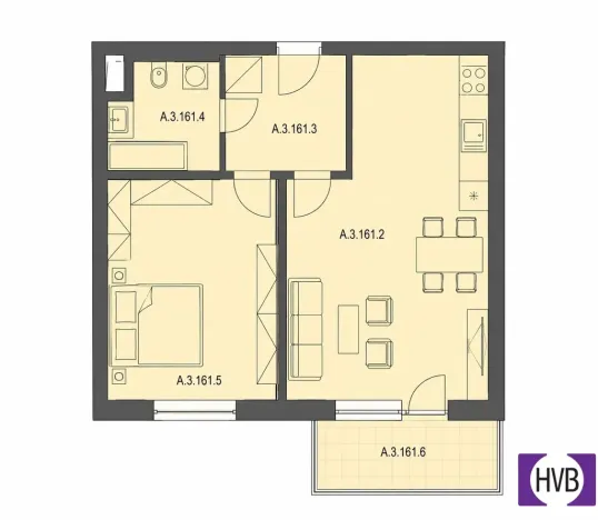 Prodej bytu 2+kk, Chýně, Ecksteinova, 56 m2