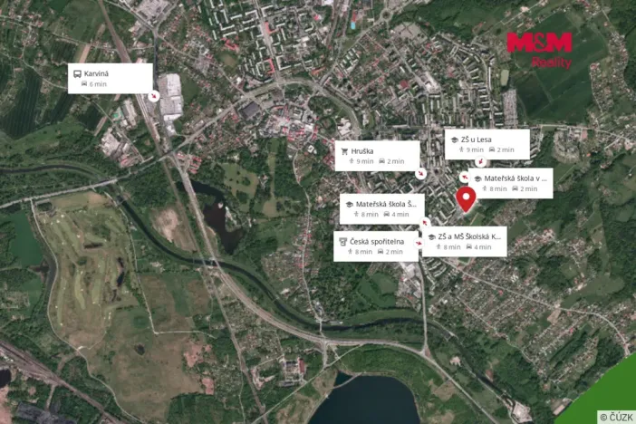Prodej bytu 2+1, Karviná - Ráj, U Lesa, 54 m2