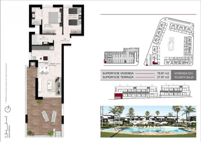 Prodej rodinného domu, Ciudad Quesada, Alicante, Španělsko, 78 m2