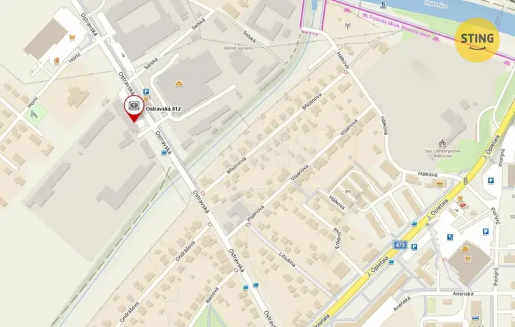 Pronájem obchodního prostoru, Sviadnov, Ostravská, 55 m2