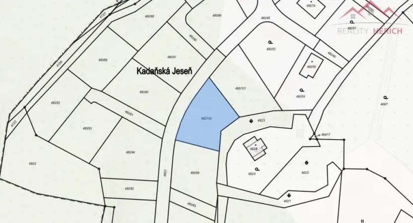 Prodej pozemku pro bydlení, Kadaň - Kadaňská Jeseň, 1031 m2