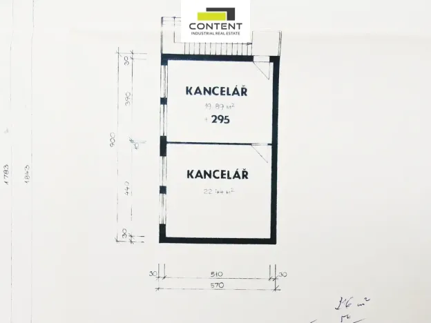Pronájem skladu, Nýřany, Šůlova, 1500 m2