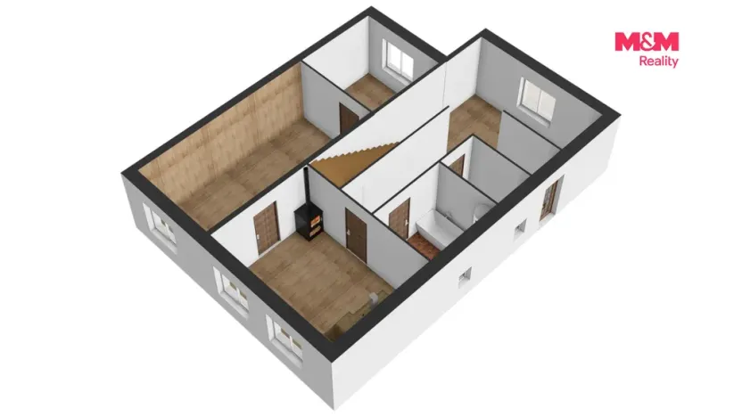 Prodej rodinného domu, Veselí nad Lužnicí - Veselí nad Lužnicí II, J. K. Tyla, 115 m2